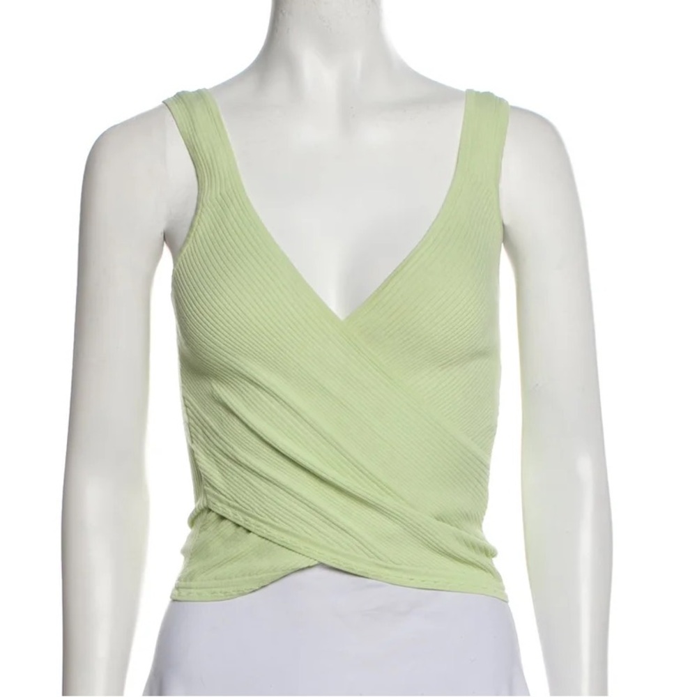 Jonathan Simkhai Plunge Neckline Tank Crop top small